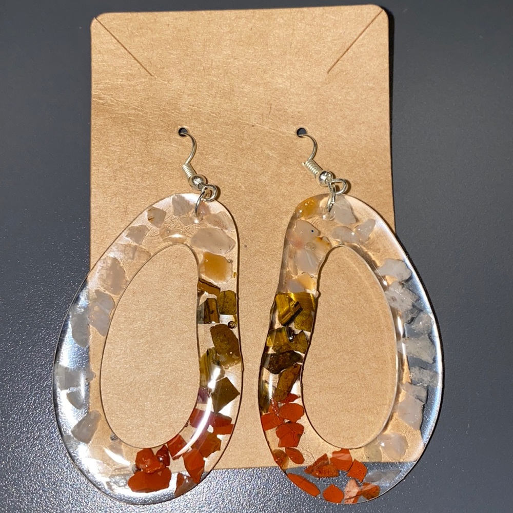 Resin earring